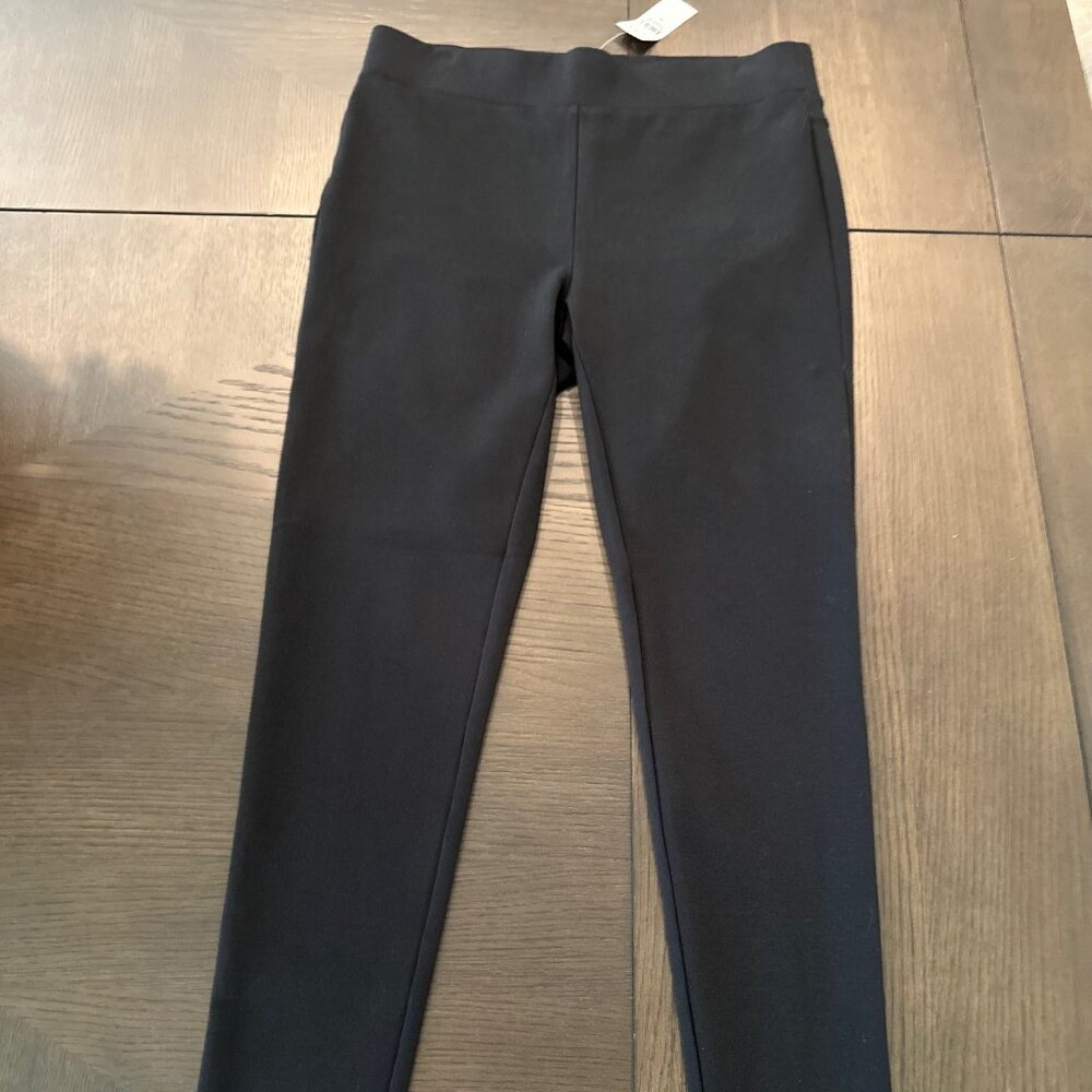 BRAND NEW Loft Black Ann Taylor Pull-On Soft Knit Skinny Stretch Pants